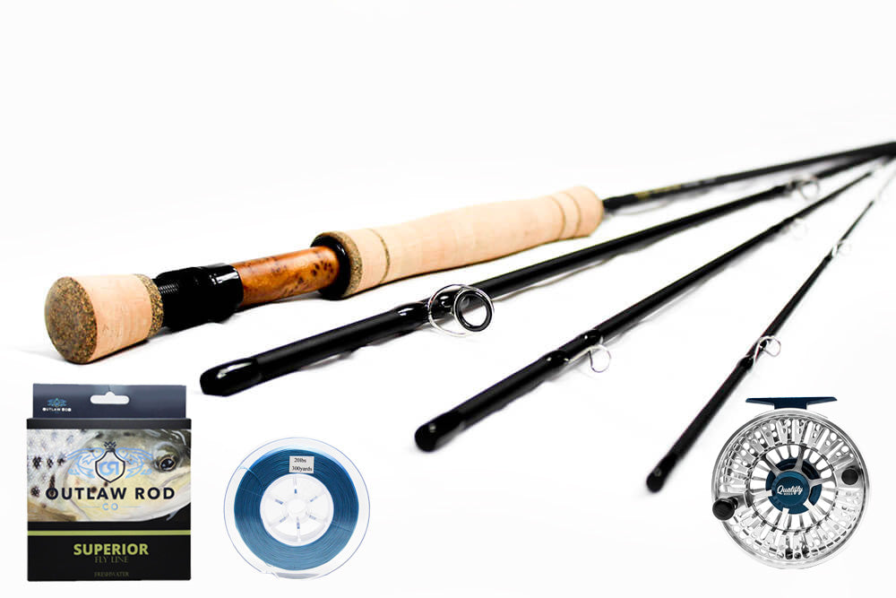 7wt 9ft Wanted Edition and Impact Reel Package Deal – Outlaw Rod Co.