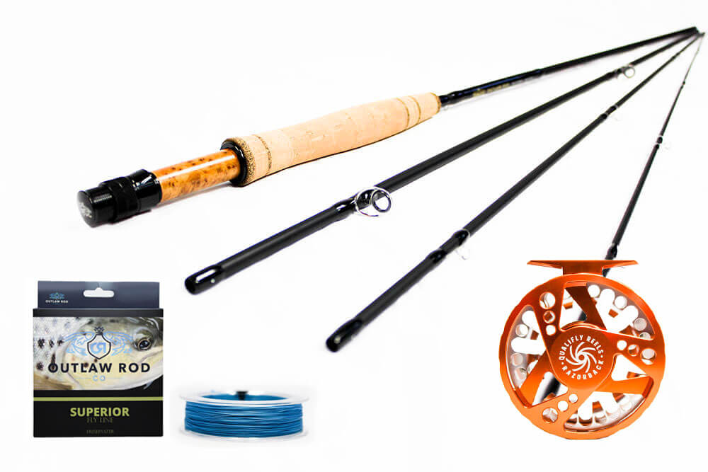 5wt 9ft Wanted Edition and Qualifly Razorback Reel Package Deal