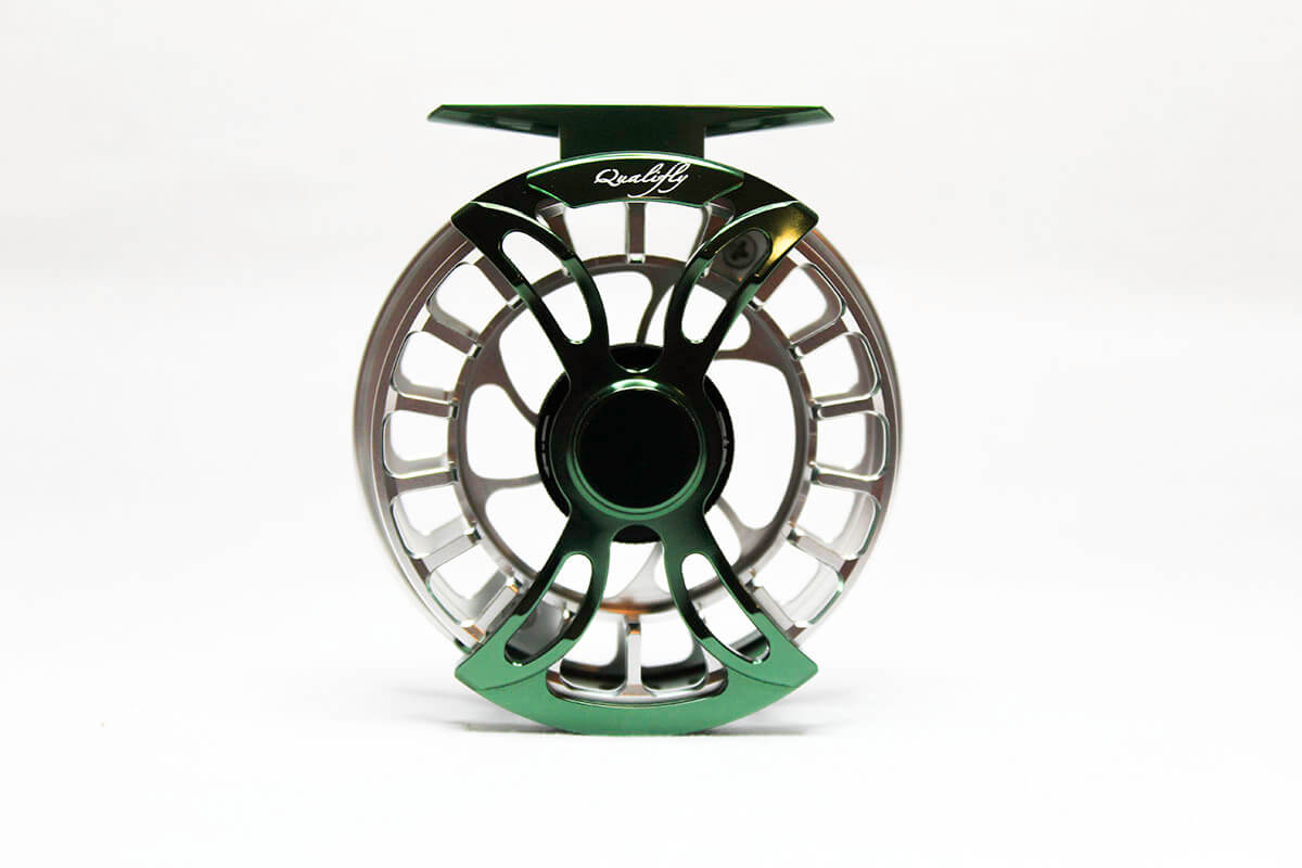 Qualifly Maverick Moss Green or Black Fly Reel 4/5 Weight – Outlaw Rod Co.