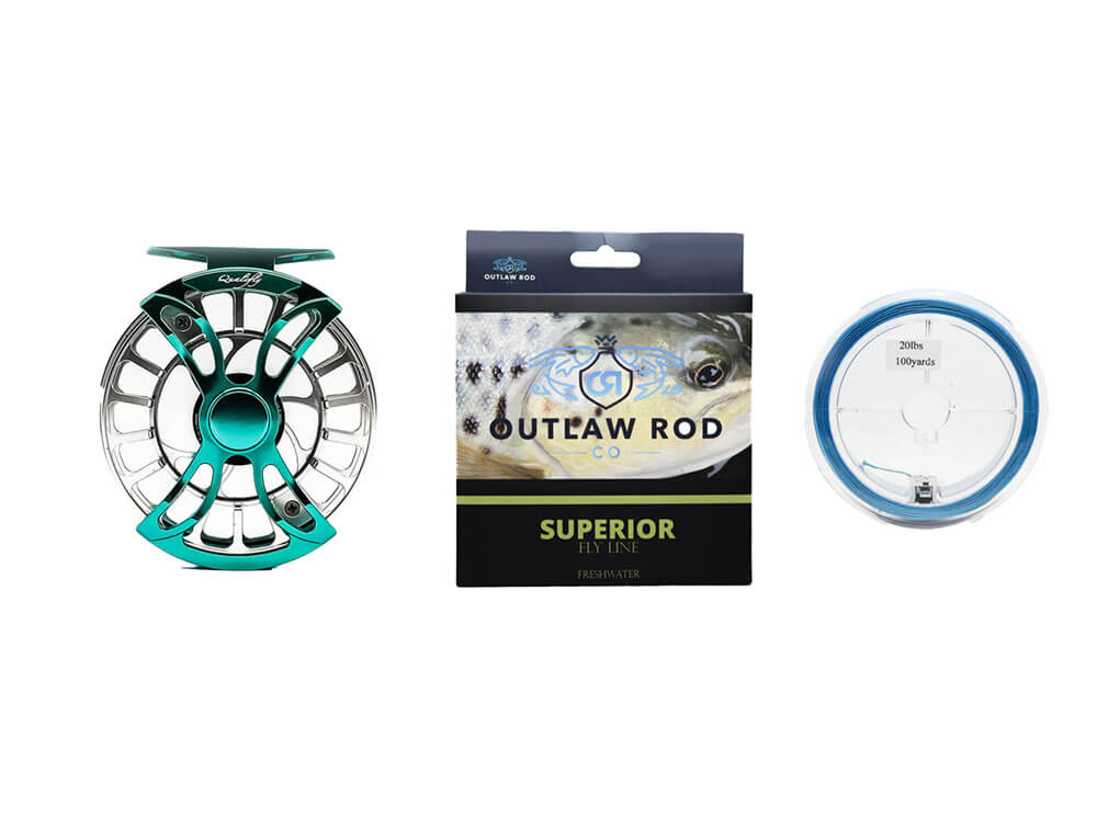 6-9wt Maverick Reel, Fly Line, and Backing – Outlaw Rod Co.