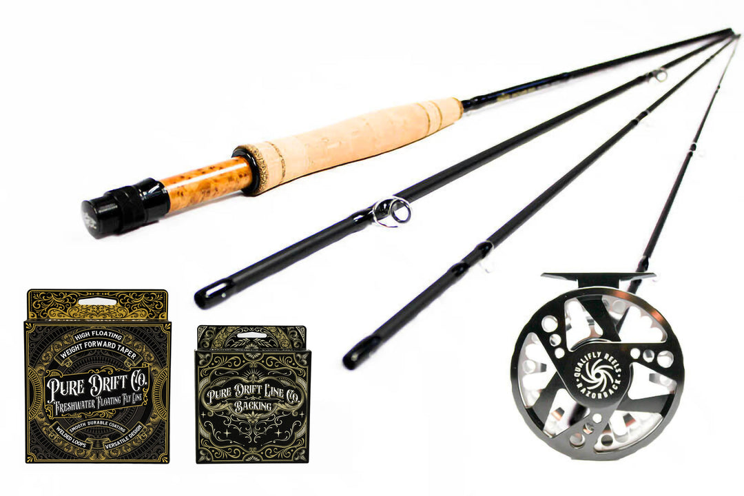 5wt fly rod max fish size 5wt 9ft Wanted Edition and Qualifly Razorback Reel Package Deal – Outlaw Rod  Co