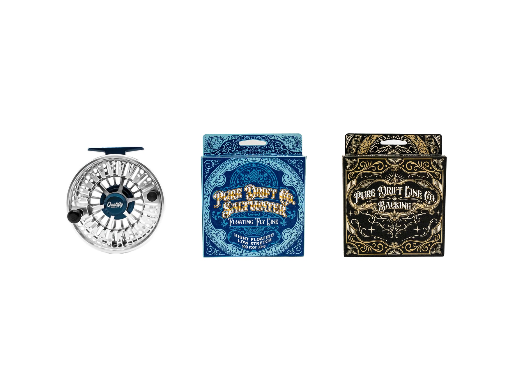 11-12wt Qualifly Impact Reel, Saltwater Fly Line, and Backing – Outlaw Rod Co