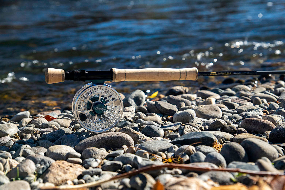 8wt 9ft Stealth Edition (Saltwater) Fly Rod and Qualifly Impact Reel P – Outlaw Rod Co