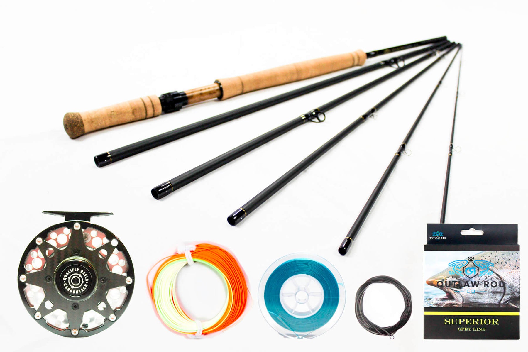 8wt 13ft 6in M-Series (Spey Rod) and Oversized 11-12wt Qualifly Carbon –  Outlaw Rod Co.