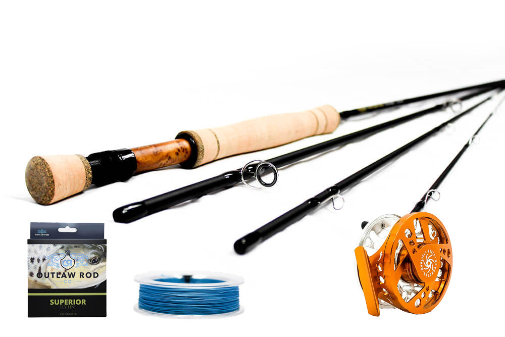 8wt 9ft Wanted Edition and Qualifly Razorback Reel Package Deal