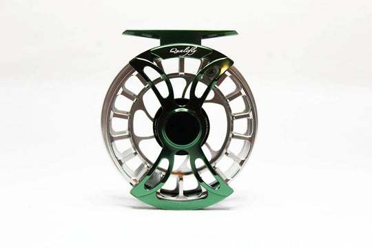 bvk moss fly reel Qualifly Maverick Moss Green or Black Fly Reel 4/5 Weight – Outlaw Rod Co